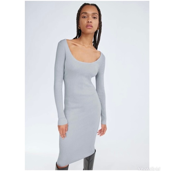 Aritzia Babaton Blue Neighbour Dress - Picture 6 of 6